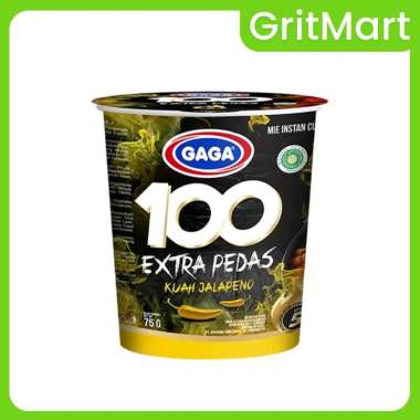 Promo Harga Gaga 100 Extra Pedas Kuah Jalapeno 75 gr - Blibli