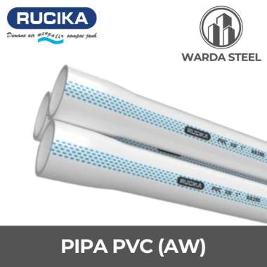 Pipa PVC 3/4" AW 1 Meter RUCIKA - Potongan Meteran Paralon Pralon Air Standard 3/4 Inch