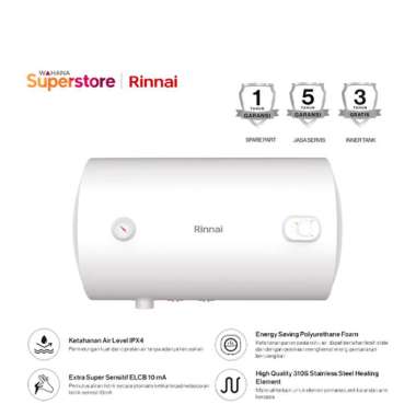 Rinnai Water Heater Listrik 50 Liter - RES-A50H-10C
