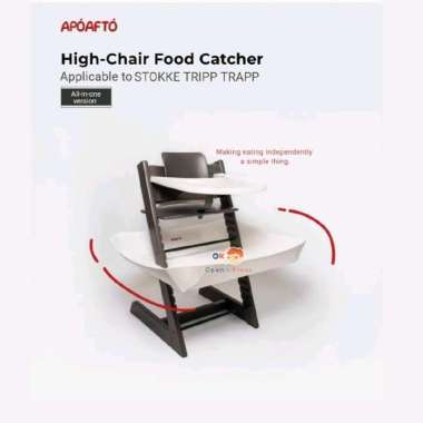 Plastik tatakan makanan baby high chair untuk kursi bayi IKEA Antilop