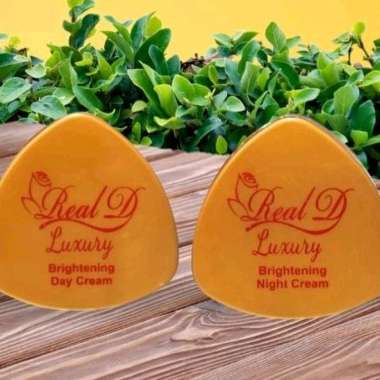 REAL D LUXURY BRIGHTENING DAY + NIGHT CREAM RED PREMIUM SKINCARE BPOM ORIGINAL 100% DAY & NIGHT CREA