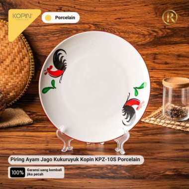 Piring Ayam Jago Kukuruyuk Kopin KPZ-10S Porcelain