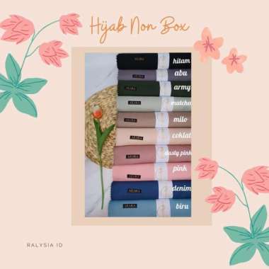 HAMPERS HIJAB VOAL / KADO ULANG TAHUN / GRADUATION / LEBARAN / WISUDA Hijab Non Box