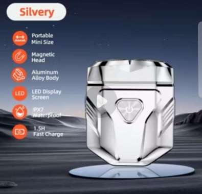 【COD 100%ORI】Alat Cukur Mecha Trendi Bermesin Ganda/Alat Cukur Kumis/Alat Cukur Jenggot Elektrik Min