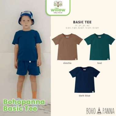 Kaos Atasan Anak - Bohopanna Basic Tee 5-6Y Mocha