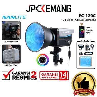 JPC KEMANG Nanlite FC-120C RGB LED Full-Color Spotlight Nanlite FC120C FC 120 C Flash Studio Lightin
