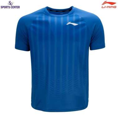 Special Price Kaos / Jersey Badminton Lining Minimal Charm ATST703 Royal Blue 4XL