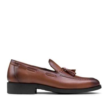 Prabu - Sepatu Kulit Slip On Pria Cala 2.1 Brown Cokelat 41