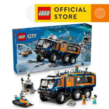 LEGO City 60471 Arctic Explorer Science Lab Truck (1057 Pieces), Mainan, Building Block, Toys