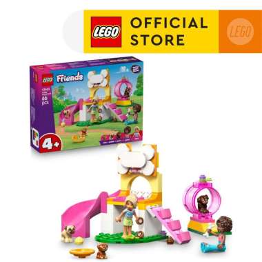LEGO Friends 42665 Puppy Playground (66 Pieces), Mainan Anak Perempuan, Building Block, Toys