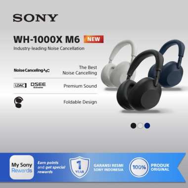 SONY WH-1000XM6 Noise Cancelling Headphones/ 1000XM6 Black