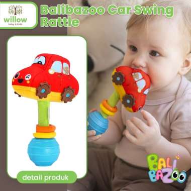 Mainan Rattle Anak - Balibazoo Car Swing Rattle