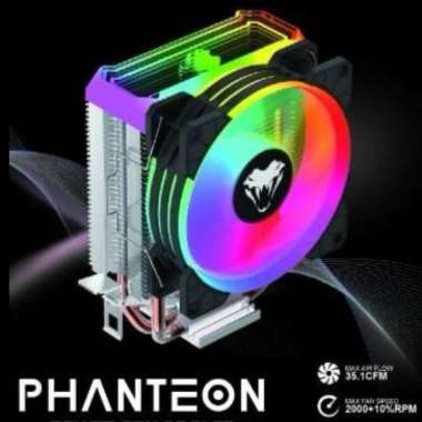 Heatsink Fan VenomRX Phanteon RGB CPU Cooler - Fan Processor Intel AMD