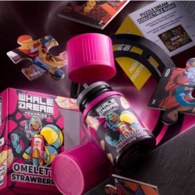 Whale Dream Hokkaido V2 Omelette Cake Strawberry Cheese 3MG