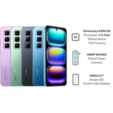 Infinix Hot 50 5G 8/256GB - Up to 16GB Extended RAM