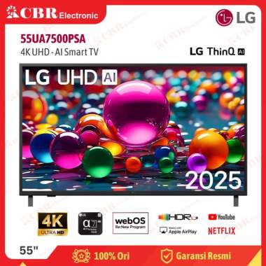 TV LG 55 Inch LED 55UA7500PSA (4K UHD - AI Smart TV)