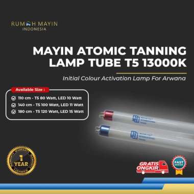 Mayin Atomic Tanning Lamp Tube T5 Flourescent 13000k ikan Arowana 140cm