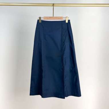 Lausboutique Nicole Skirt Linen-Rok Linen 7/8 Navy
