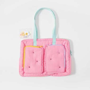 Young Hearts YLS Keep Smiling Laptop Bag YLS-600066 Pink