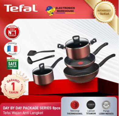 Tefal Day by Day Set 8Pcs