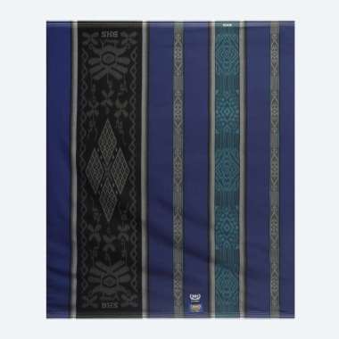 Sarung BHS Classic Gold Motif C44 DGB Biru 01