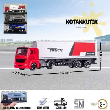 Mainan Diecast Miniatur Mobil Truk Kontainer Box Bus Kota Kereta Api Cepat Shinkansen Skala 1:64 Tra