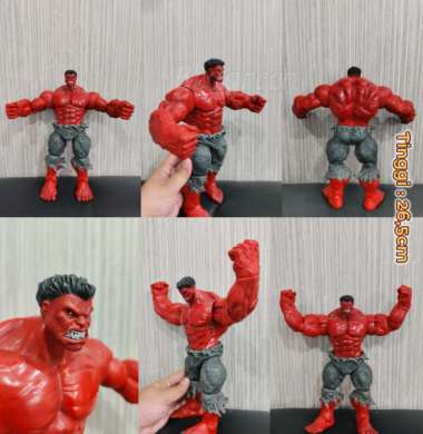 mainan anak action figure marvel avengers hulk merah jumbo hulk red jumbo