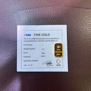 Logam Mulia Antam 2.5gr Retro