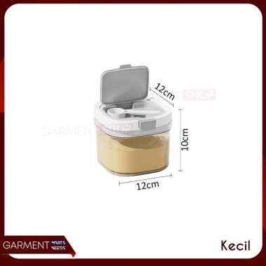 Toples Susu Bubuk Kotak Makanan Sereal Snack Bayi Kedap Udara Sealed Box Food Grade Free Sendok BUBB