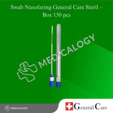 Swab Nasofaring General Care Steril – Box 150 pcs / Flocked Nasopharyngeal Swab