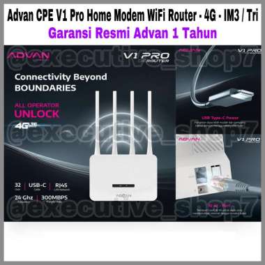Advan CPE V1 Pro Home Modem WiFi Router - 4G - IM3 / Tri - Garansi Resmi Advan 1 Tahun