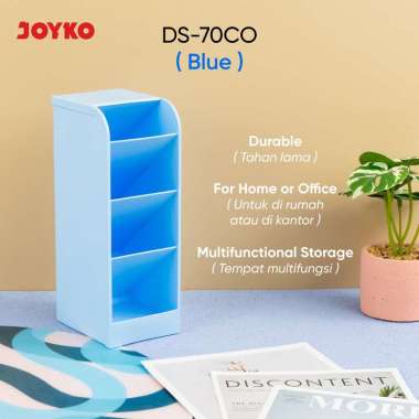 JOYKO Desk Set Pen Holder Tempat Alat Tulis DS-70CO Blue