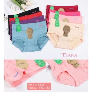 ALZURA - Celana Dalam Wanita Super Soft Isi 3 Pcs - CD Tiana 8828 XXL