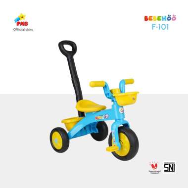 Sepeda Roda Tiga Tricycle Bebeho F101 – PMB Toys Biru