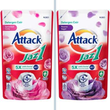 Attack Jazz 1 Deterjen Cair 700ml Ungu Pesona Segar