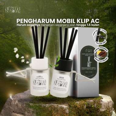 Aroma Be Young Pengharum Mobil Jepit Klip Ventilasi AC Capit Aromaterapi Wangi Tahan Lama Anti Mual