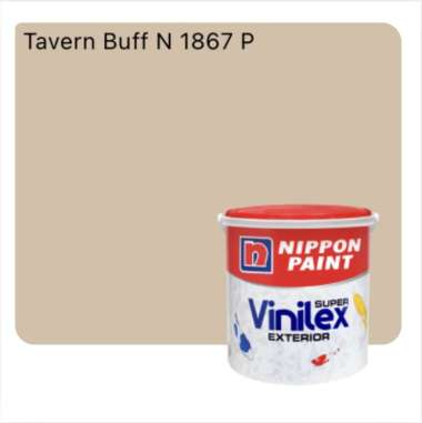 Nippon Paint Vinilex Super Tinting Cat Tembok Exterior [5kg] NP1867 Tavern Buff