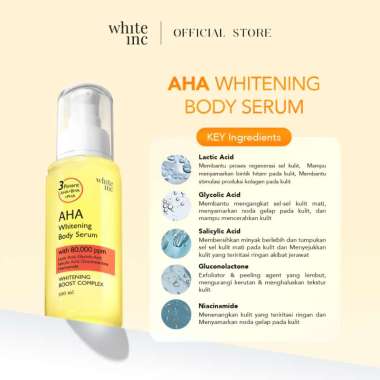 WHITE INC AHA Body Serum & Body Lotion to Whitening & Moisturising WI AHA Body Serum