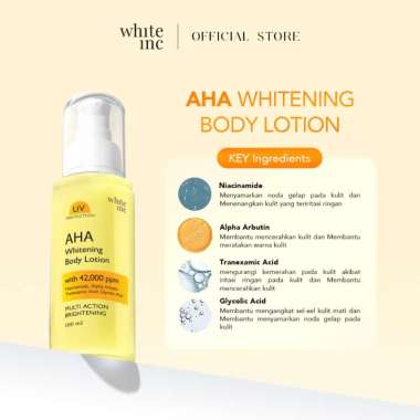 WHITE INC AHA Body Serum & Body Lotion to Whitening & Moisturising WI AHA Body Lotion