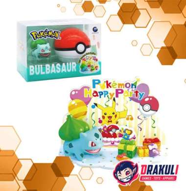 Toys Apolo Pokemon DIY Scenery Scene Set Series - Bulbasaur Party