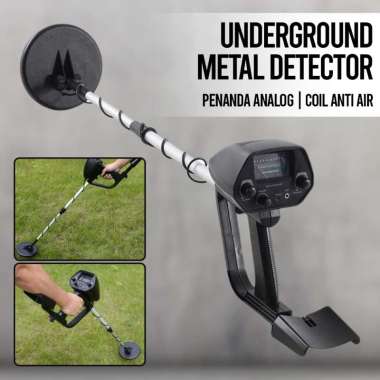 KingDetector Underground Metal Gold Detector High Accuracy Waterproof - MD-4030 Hitam