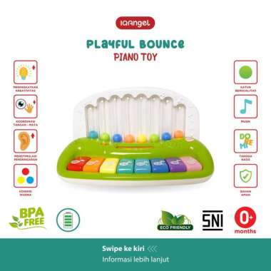 IQAngel - Playful Bounce Piano Toy / Mainan Edukasi Musik Bayi dan Anak Melatih Sensorik Motorik - L