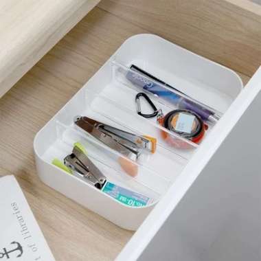 Tray Baki Laci 4 Sekat Kotak Penyimpanan Organizer Laci Serbaguna Keyway WMO AZ2157