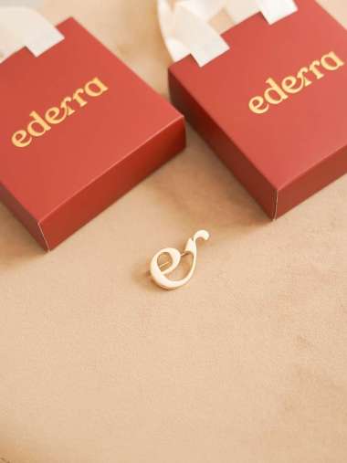 Ederra Brooch / Brooch Hijab / Bros Wanita Gold
