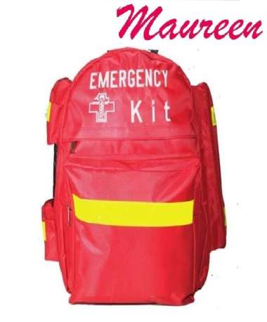 P3K Tas Ransel Emergency TYPE C Besar Merah Backpack First Aid Kit Emergency Kit Tas Saja