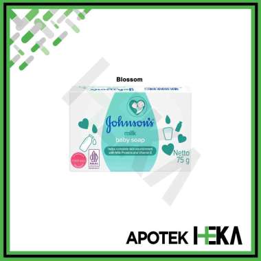 Johnsons Baby Soap 75 g - Sabun Batang Bayi Milk