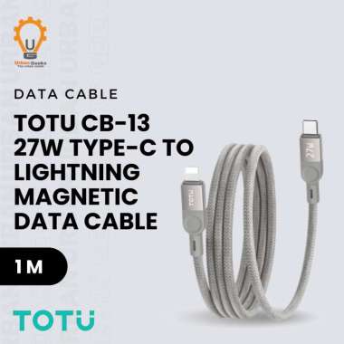 TOTU Data Cable CB13PD Kabel Charger Magnetic PD Type C to Lightning 27W PD 1 Meter