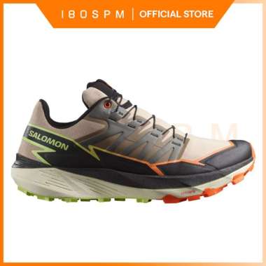 SALOMON - Thundercross, Men's Trail Running Shoes - Sepatu Trail Running Pria 44 Safari / Red Orange
