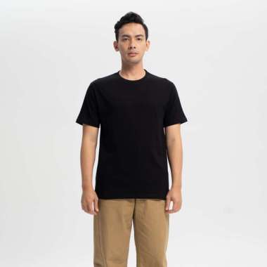 KOZE Cottonaire Midweight Premium Comfort 24S Black - Kaos Polos 24S S