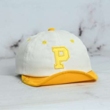 Jocoproduction - Topi Anak Fashion Pet Kualitas Import Premium 2 Bulan – 24 Bulan Bordir Huruf P PET